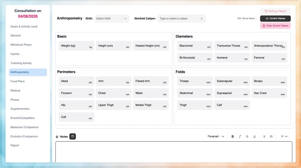 AthlEvo dashboard with unified athlete context